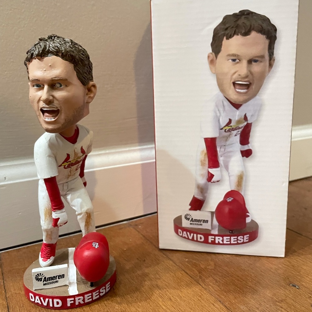 St Louis Cardinals David Freese 2011 World Series Game 6 bobblehead